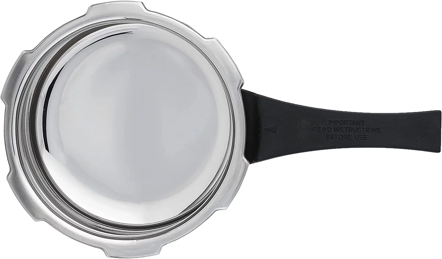 Prestige Deluxe Stainless Steel Mini Handi Pressure Cooker, 3.3-Liter