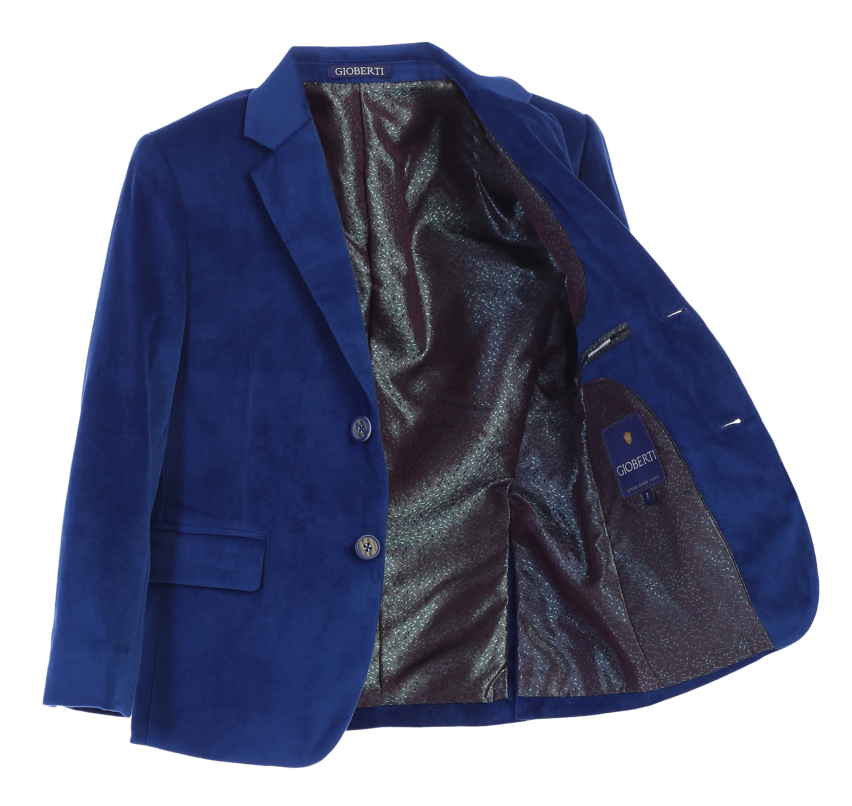 Gioberti Kids and Boys Formal Velvet Blazer