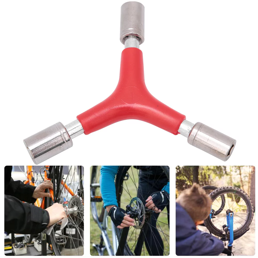 Heitune 3PCS Y Shape External Hex Socket Triangular Wrench 4-5-6 Bicycle Cycling Spanner Bike Combination Repair Tools ((Triangle sleeve 8-9-10))