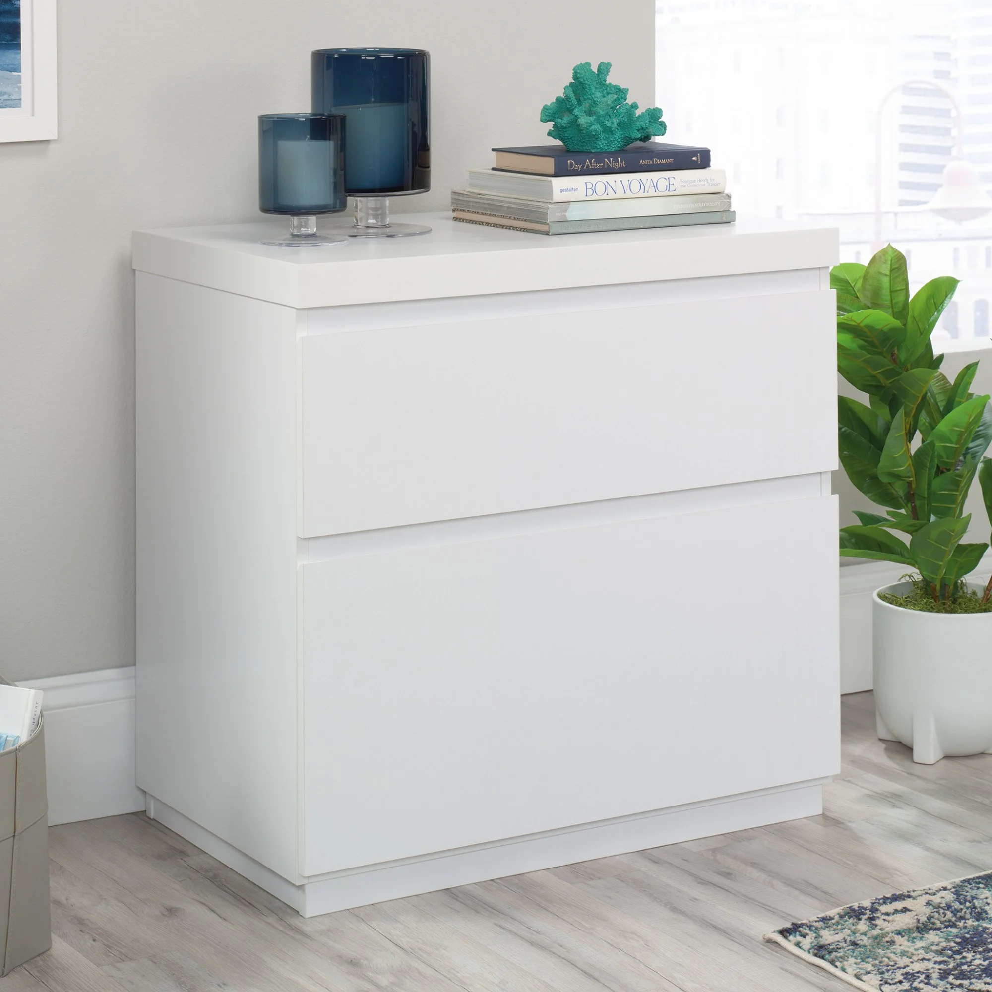 Sauder Northcott Engineered Wood Lateral File in White Finish