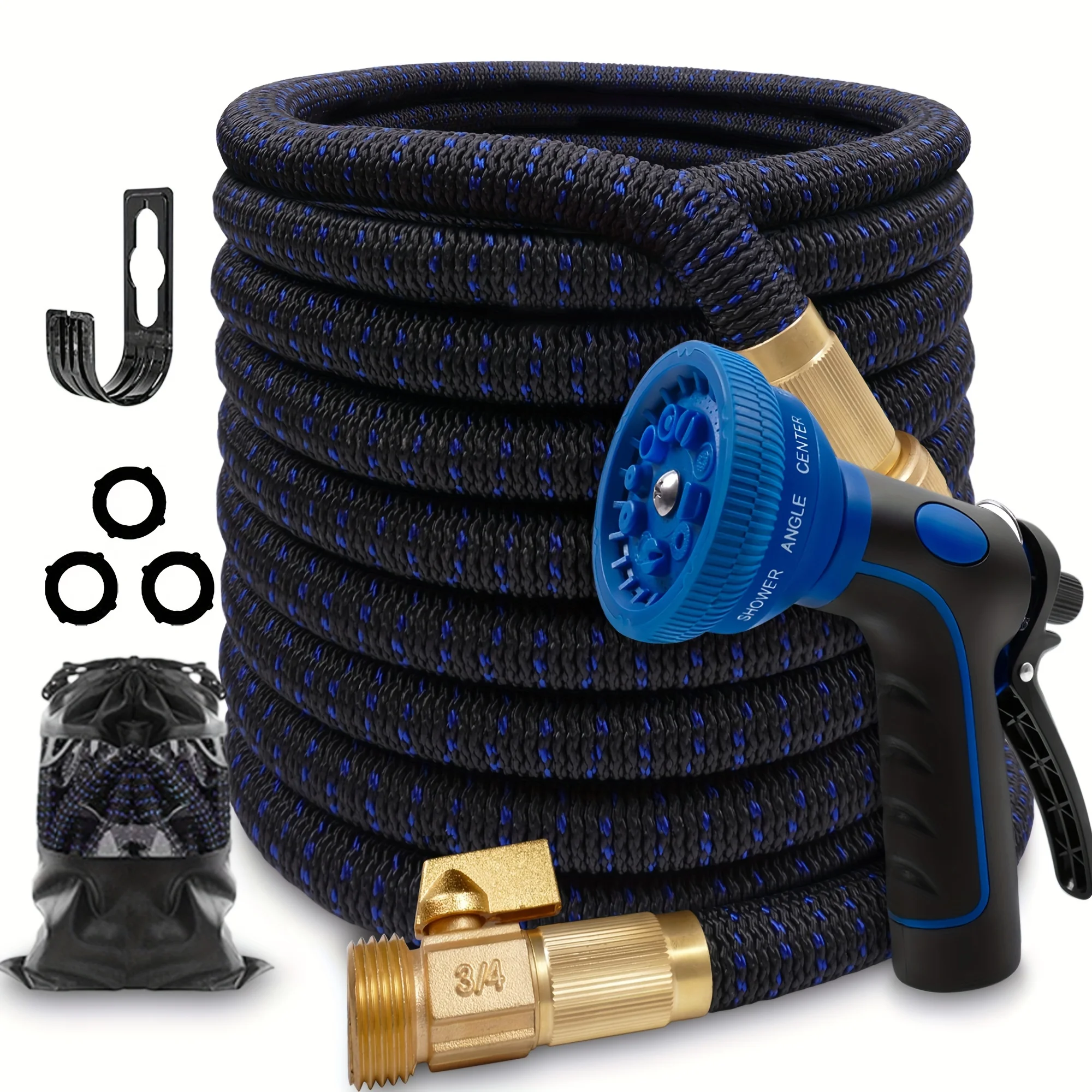 Garden Hose, Flexi Hose with 10Function Nozzle Expandable Garden Hose, Lightweight & No-Kink Flexible Garden Hose,gardening hose, Marine and outdoor hose
