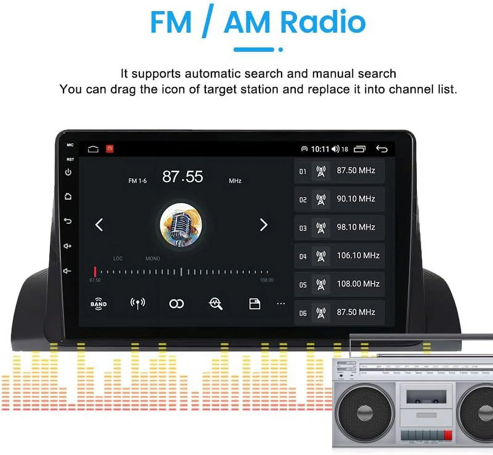 THONZER Android 12 Car Radio Stereo for Honda Accord 10th 2018-2021, 10.1