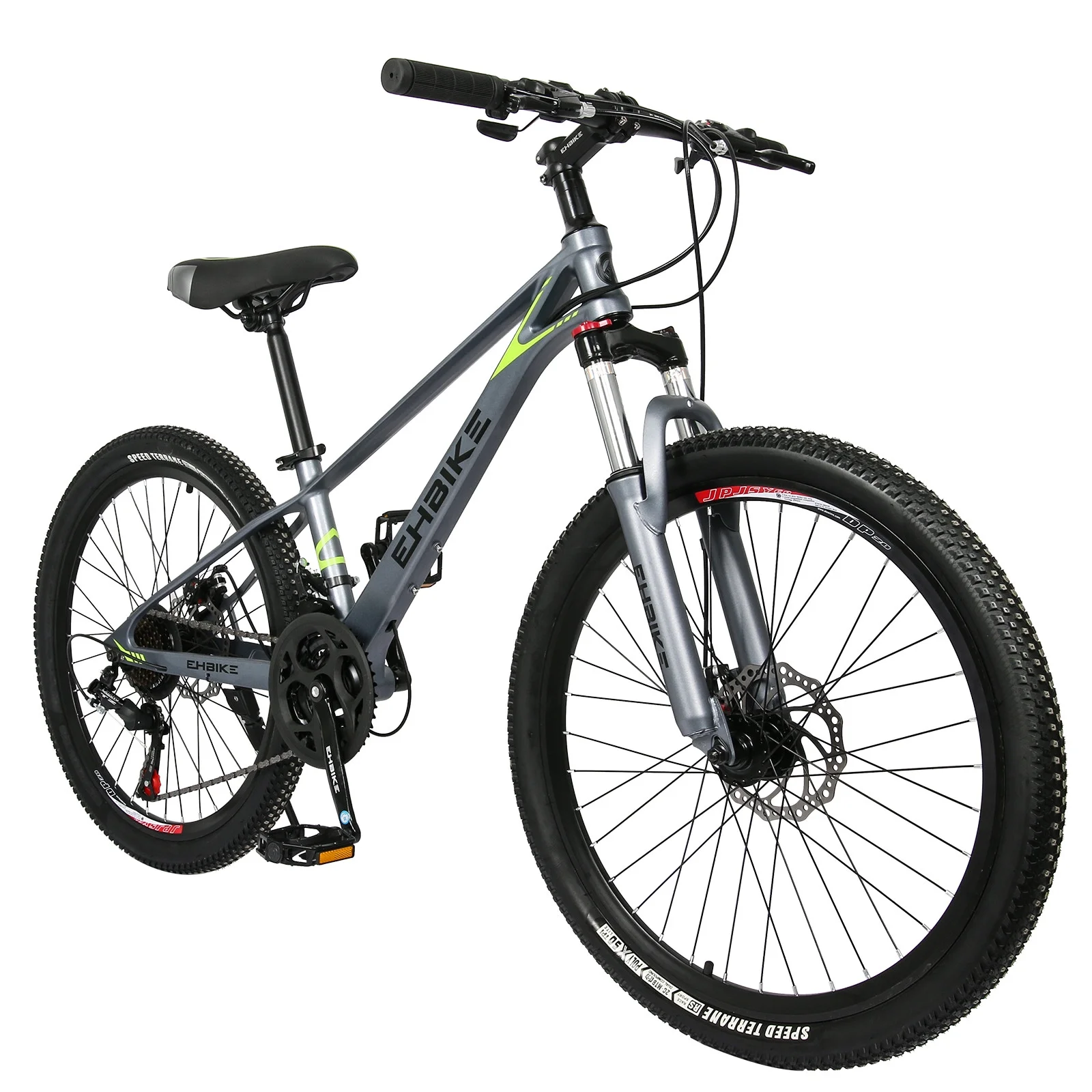 PMUYBHF Mountain Bike 24-inch ,21-Speed , Alloy Frame,Whole Body Paint