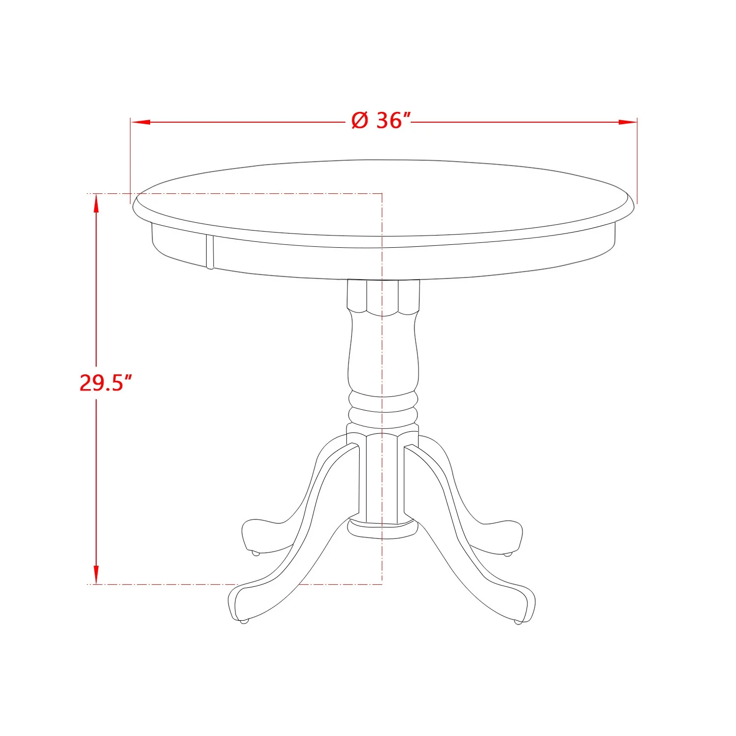 HomeStock Hollywood Regency 3 Piece Dining Room Set Contains 1 Kitchen Table And 2 Coffee Linen Fabric Upholstered Dining Chair With High Back Mahogany Finish