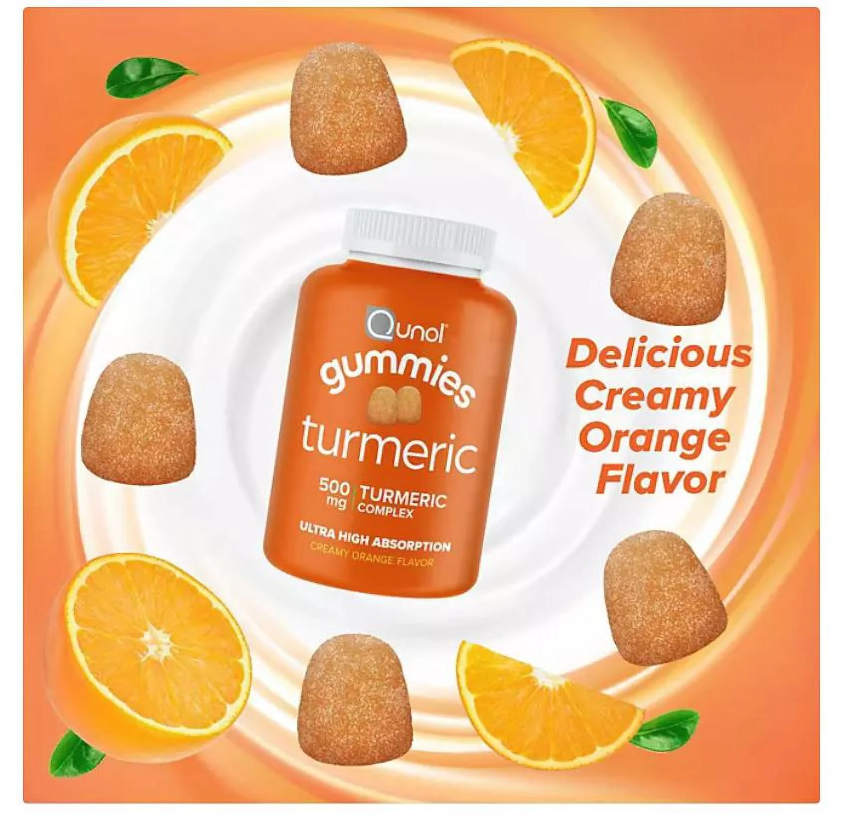 Qunol Turmeric Curcumin Complex Ultra High Absorption Gummies (200 ct.)