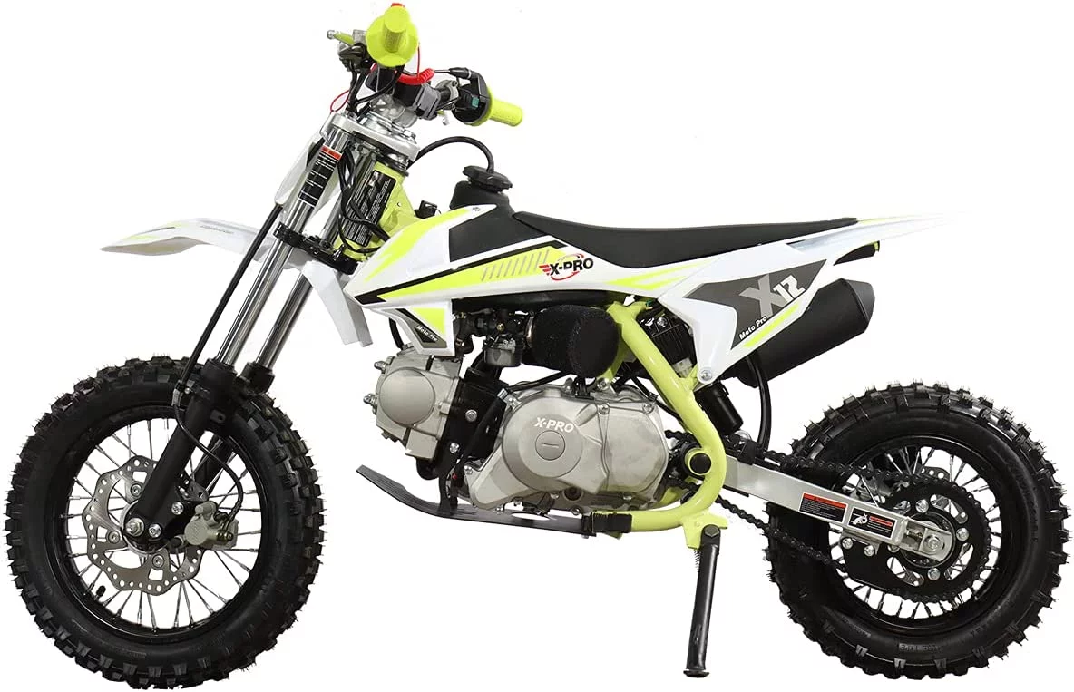 X-Pro Brand New 110cc Dirt Bike, Automatic Transmission Electric Start Chain Drive 12