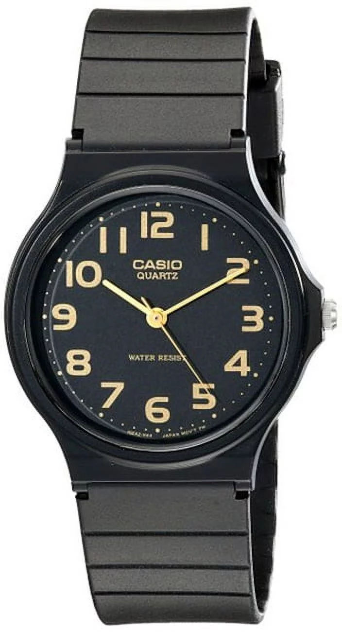 Casio MQ24-1B2 Men's Classic Casual Black Resin Strap Black Dial Watch