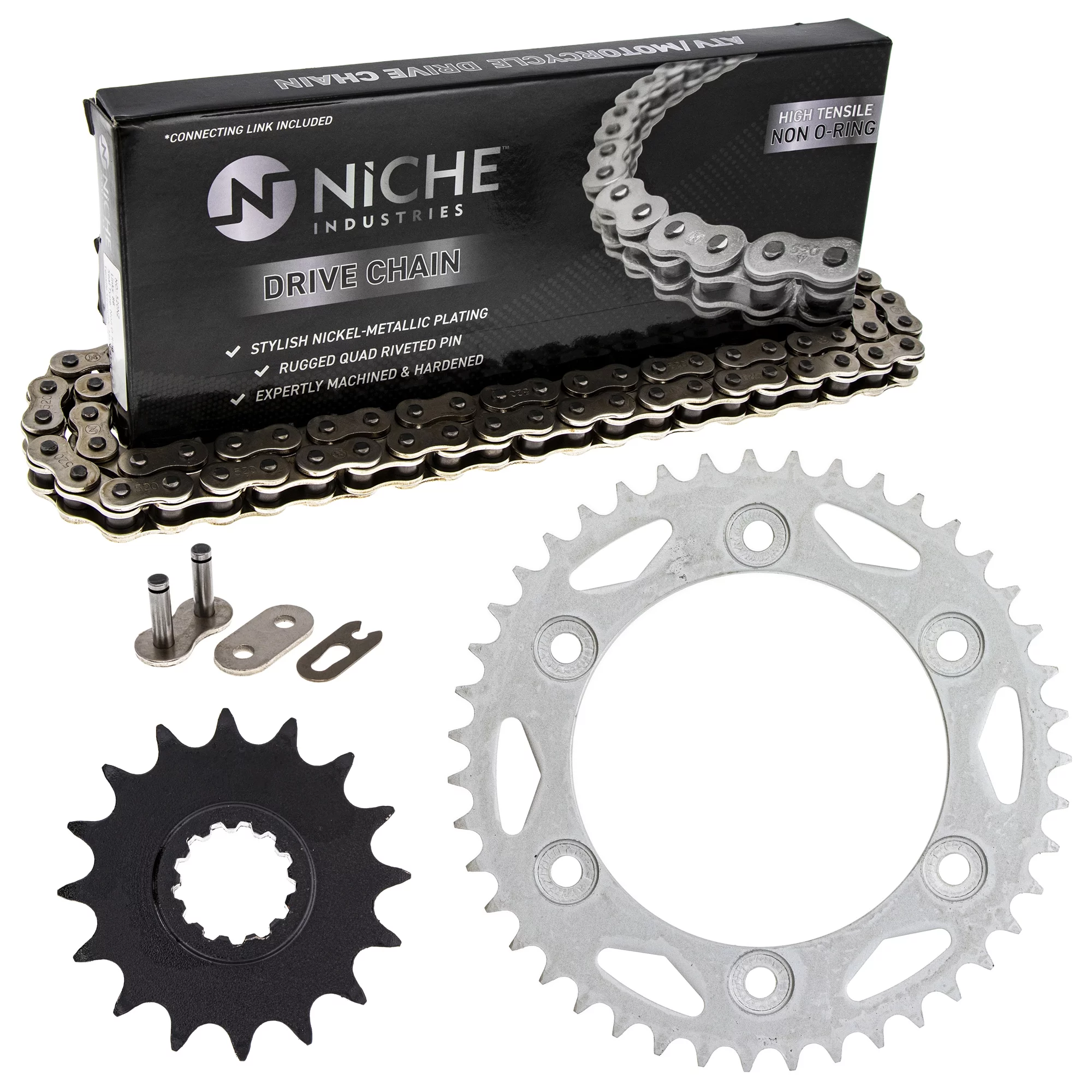Niche Sprocket Chain Set for Honda CBR600RR 16/43T 520 Motorcycle MK1003579