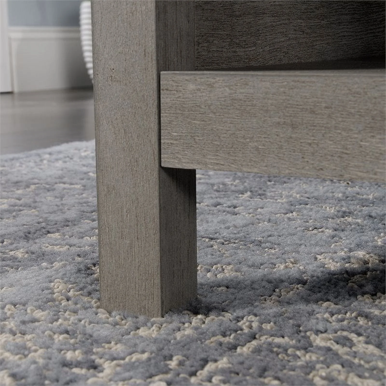 Home Square 2 Piece Wood Furniture Set with 3-Shelf Bookcase and Coffee Table