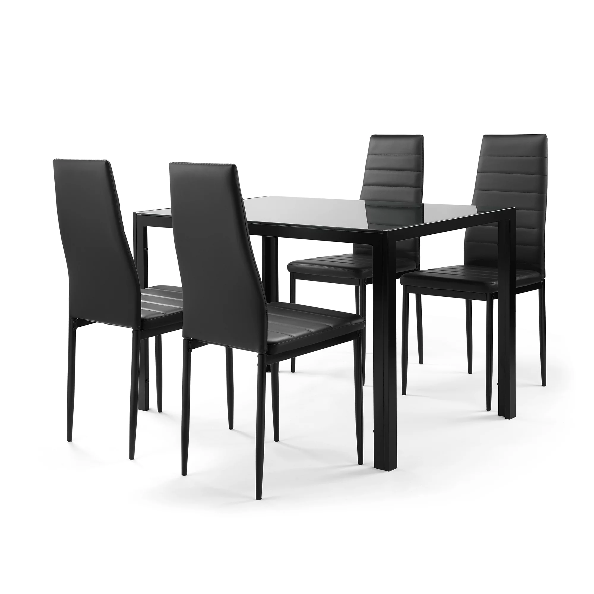 Uarter Dining Table Set for 4 with 47