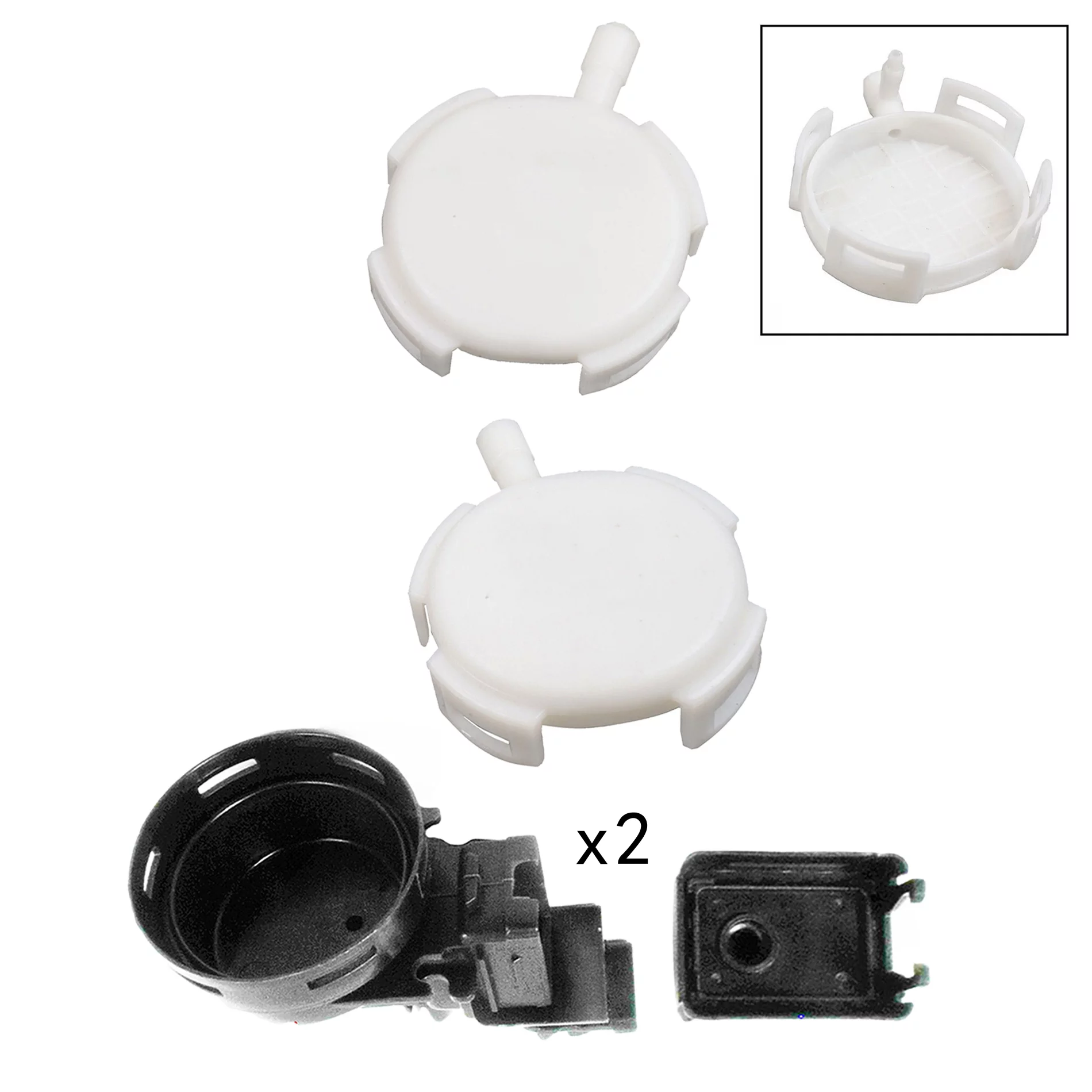 Brand New Door Lock Actuator and Air Cap Set For Front Mercedes-Benz CL500 CL600 CL65 AMG