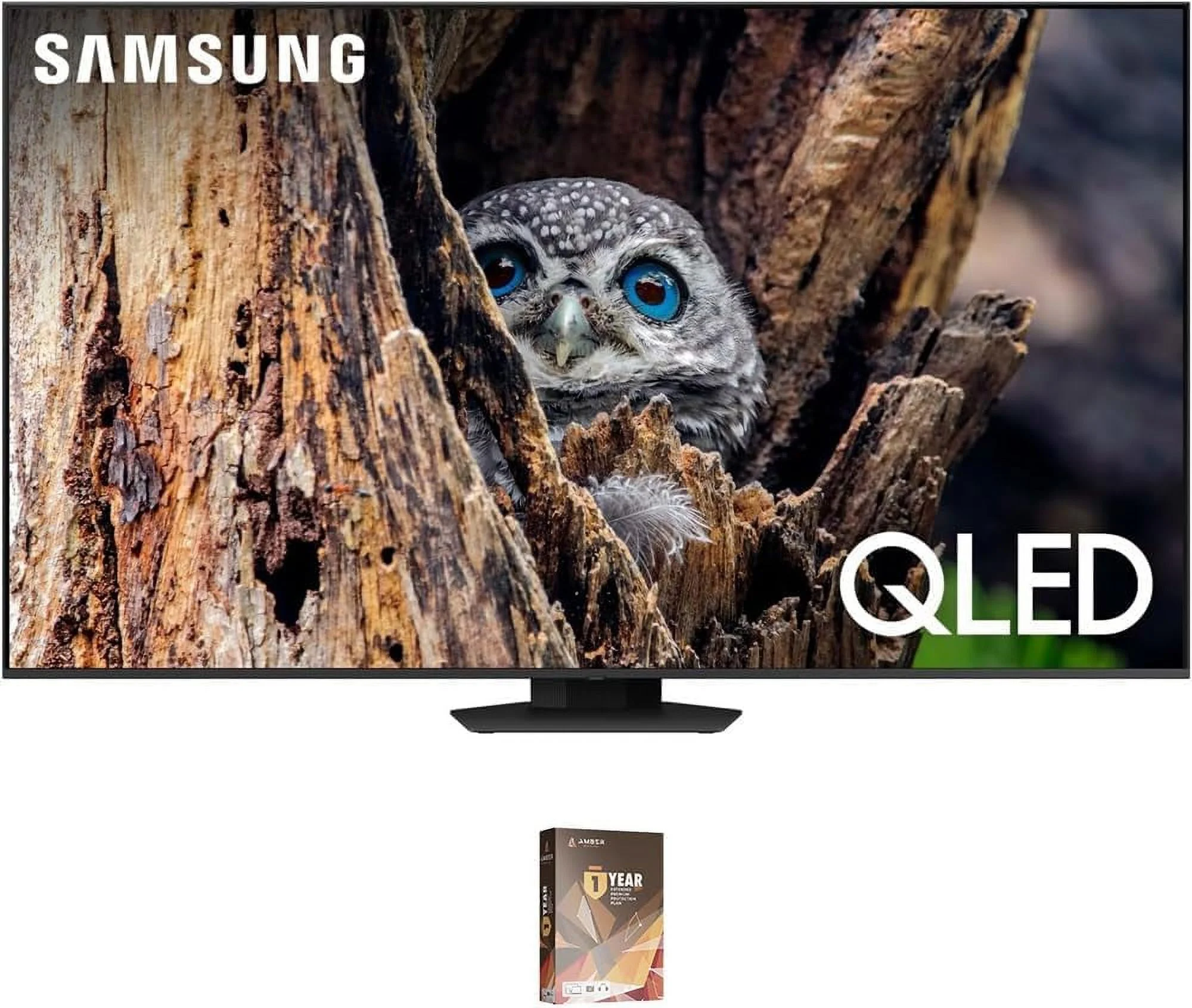 Samsung QN65Q80DAFXZA 65 Inch QLED 4K Quantum HDR Plus Smart TV with an Additional 1 Year Extended Protection (2024)