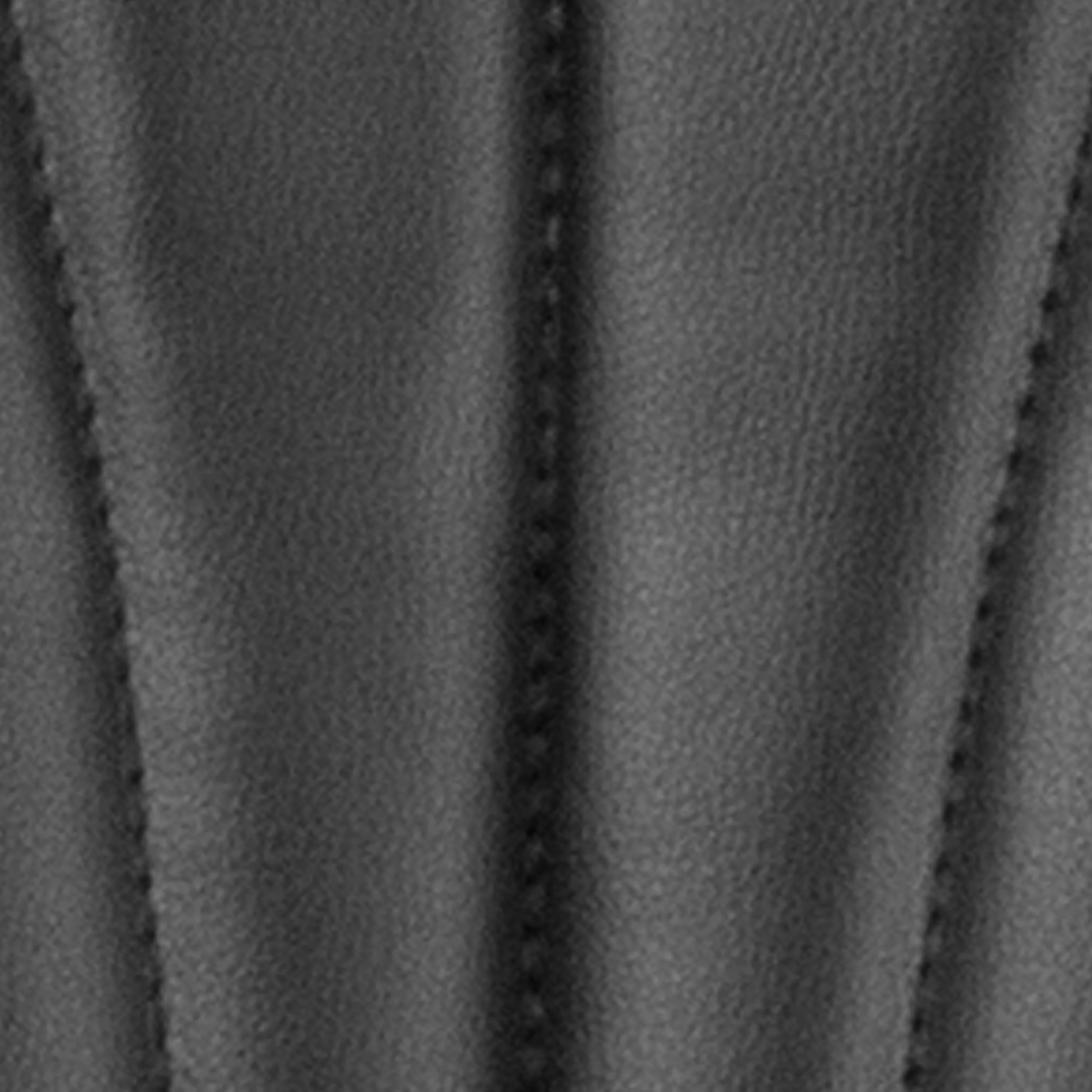 Emma + Oliver Black Vinyl Embellished Stitch Adjustable Height Barstool