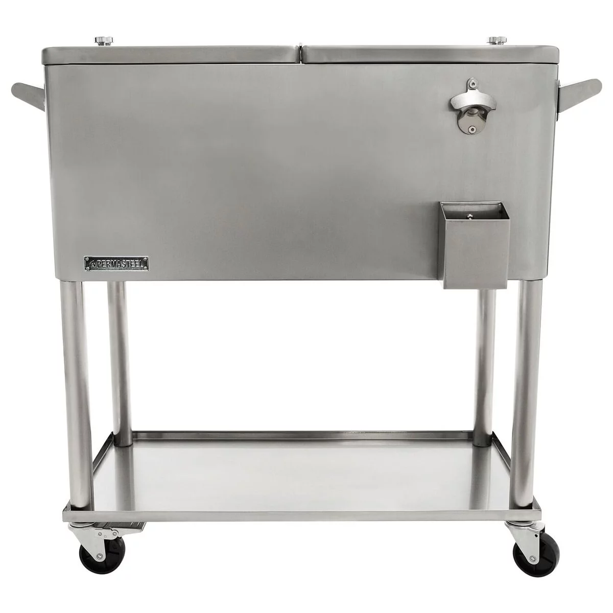 Permasteel 80 Qt. Stainless Steel Patio Cooler