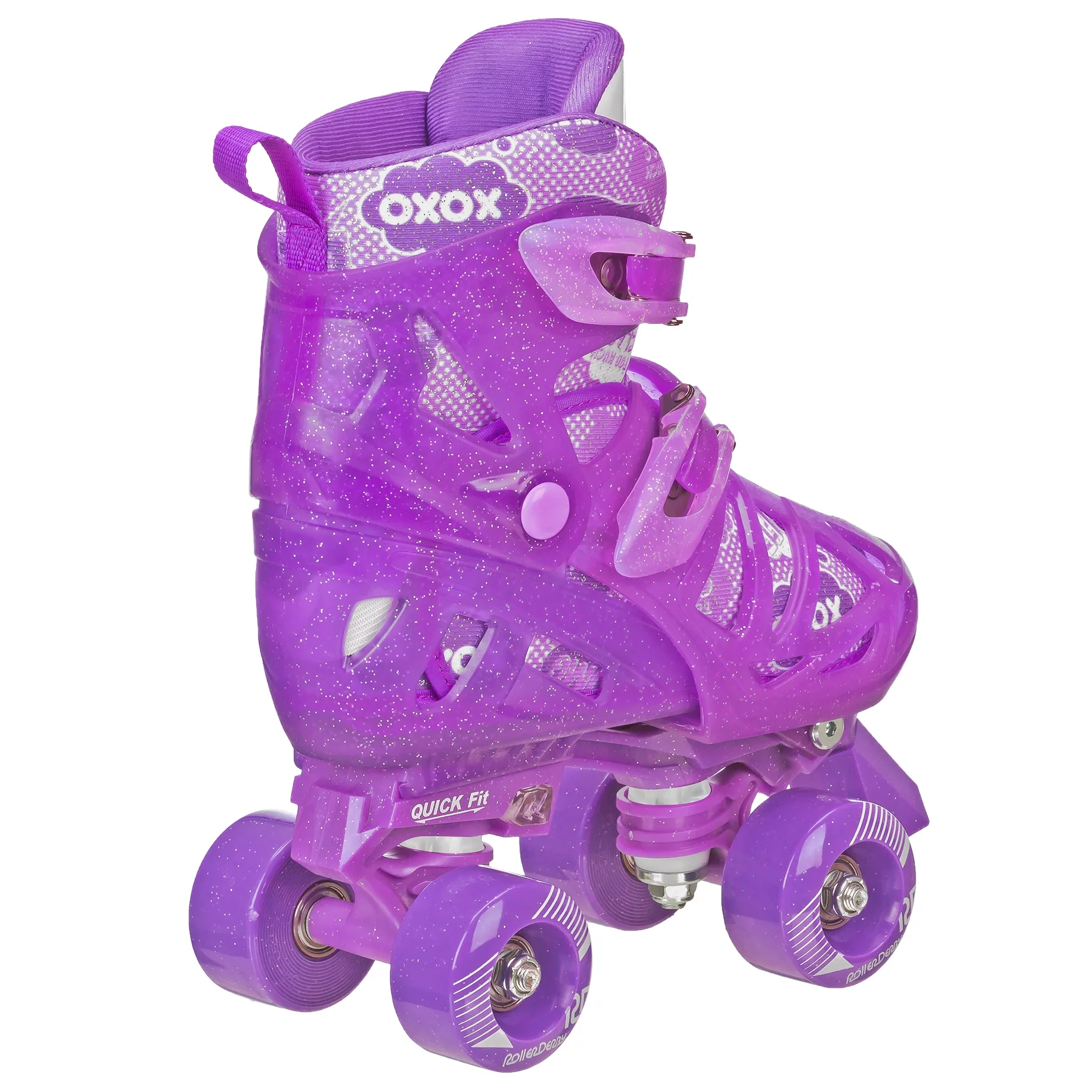 Roller Derby Girls Purple Quad M