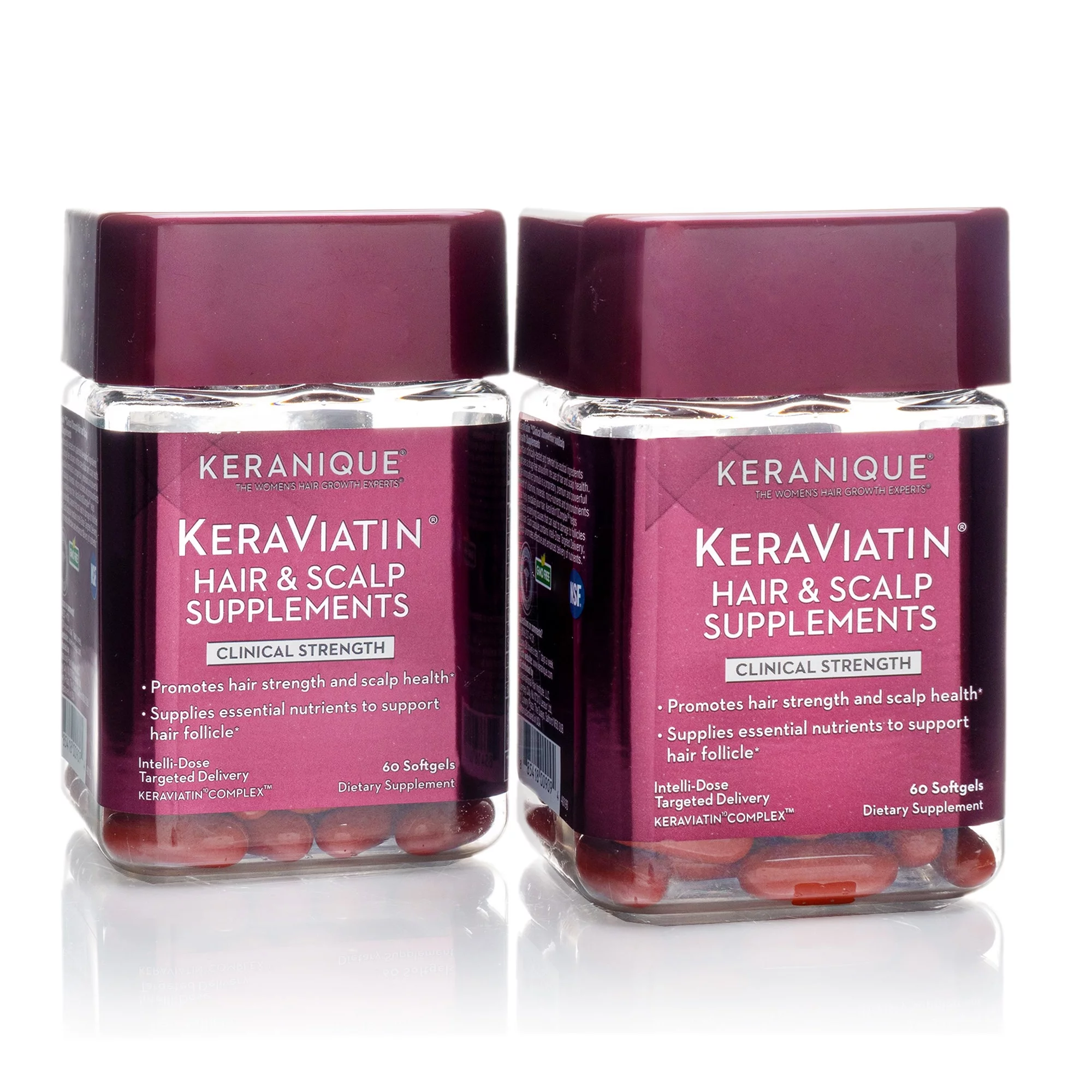 KeraViatin Hair Growth & Scalp Health Supplements, 60 Days Supply
