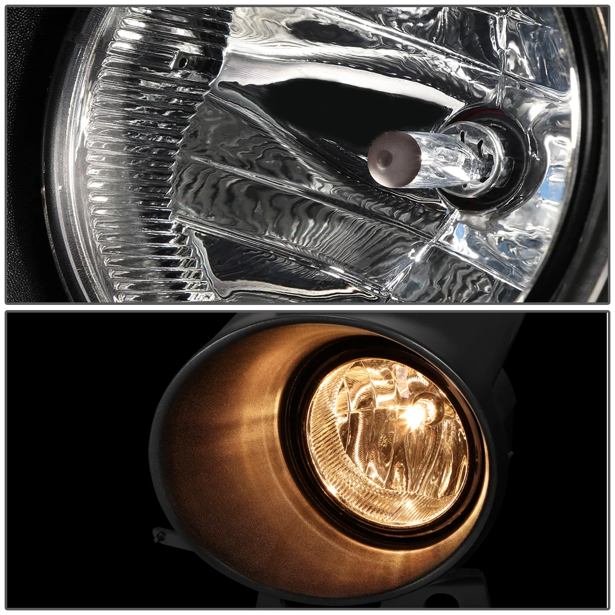 DNA Motoring FL-ZTL-813-CH For 2006 to 2008 Ford F150 Lincoln Mark LT Pair Bumper Driving Fog Light Lamp+Switch Clear Lens 07