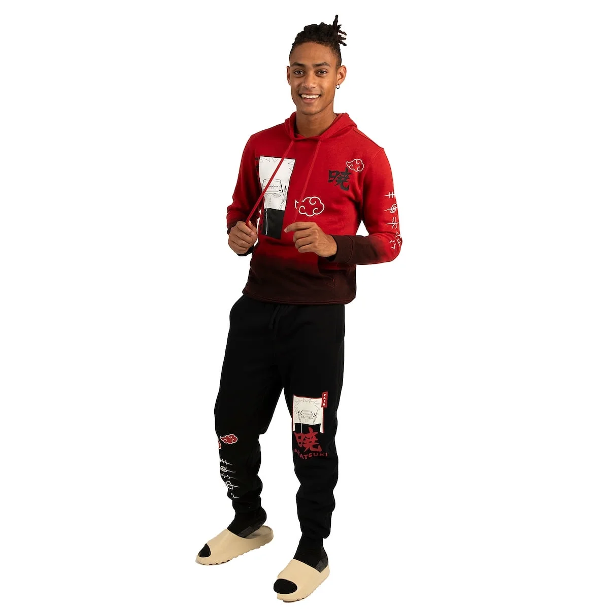 Naruto Adult Hoodie Jogger Combo-Medium