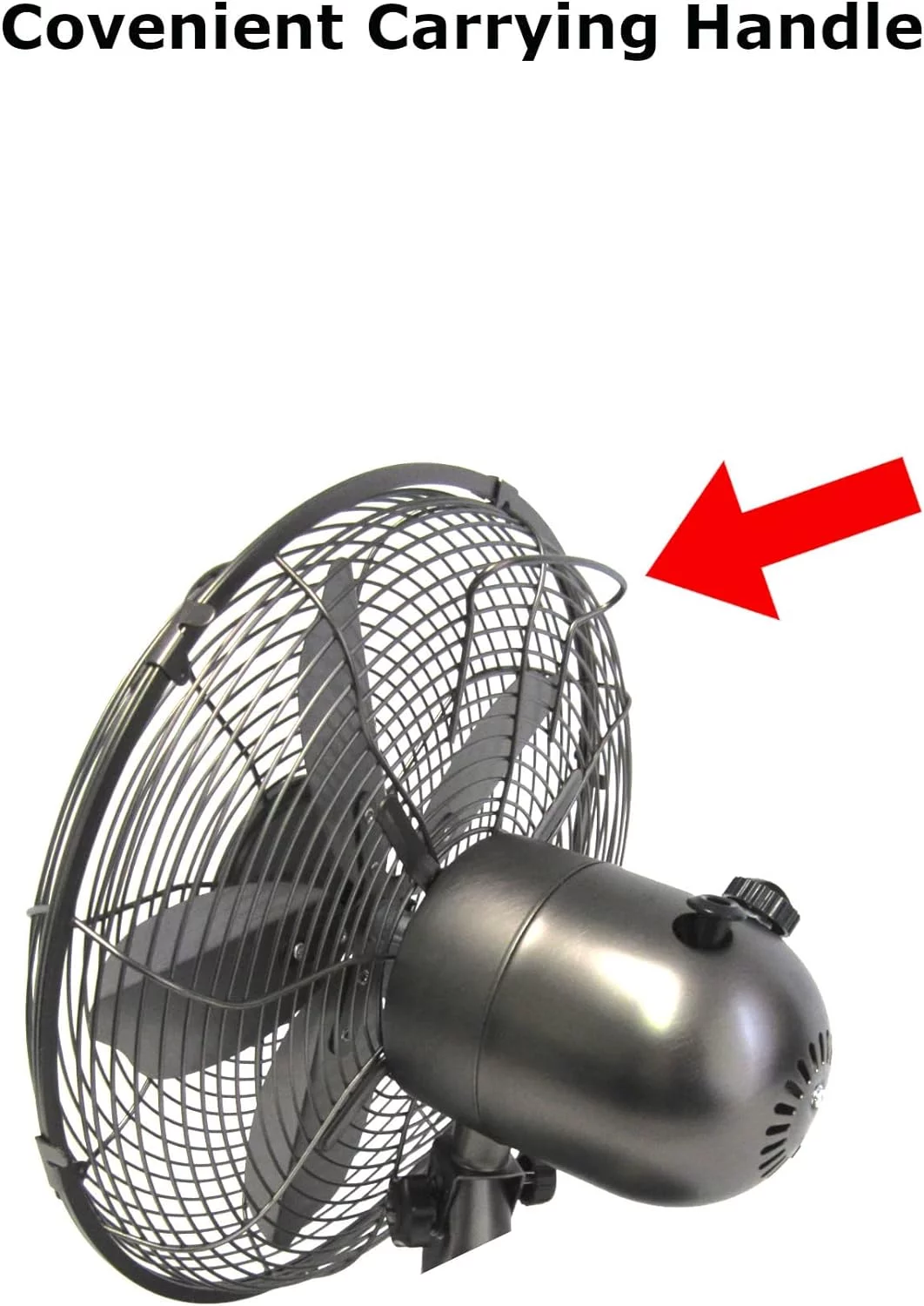 JDZHAPPYLIFE F-6218 Oscillating Stand Fan  Household  Bronze