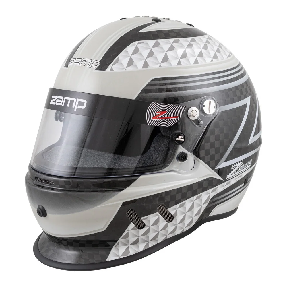 Zamp H775C15XXL RZ-65D Helmet Carbon Graphic Full Face SA2020  Black/Gray 2XL