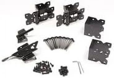 AUCHI Somerset 6 ft. x 42 in. White Vinyl Privacy Gate