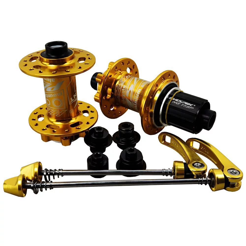 PASAK MTB Bike Hub 6 Paws 4 Bearings Quick Release Thru Axle 32 holes 8 9 10 11 12 speed HG casstte flywheel