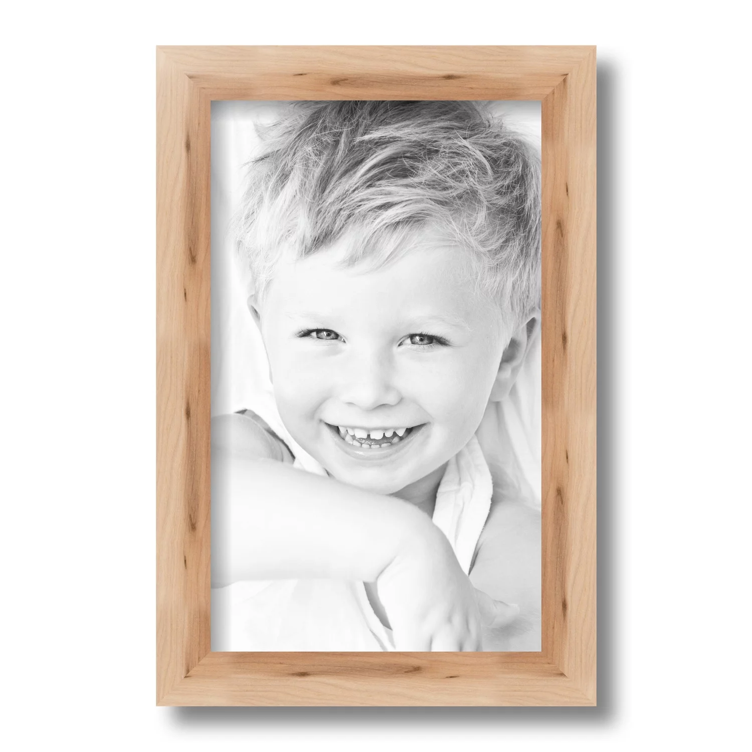 ArtToFrames 8x13 inch Hickory Picture Frame, Brown Wood Poster Frame (4850)