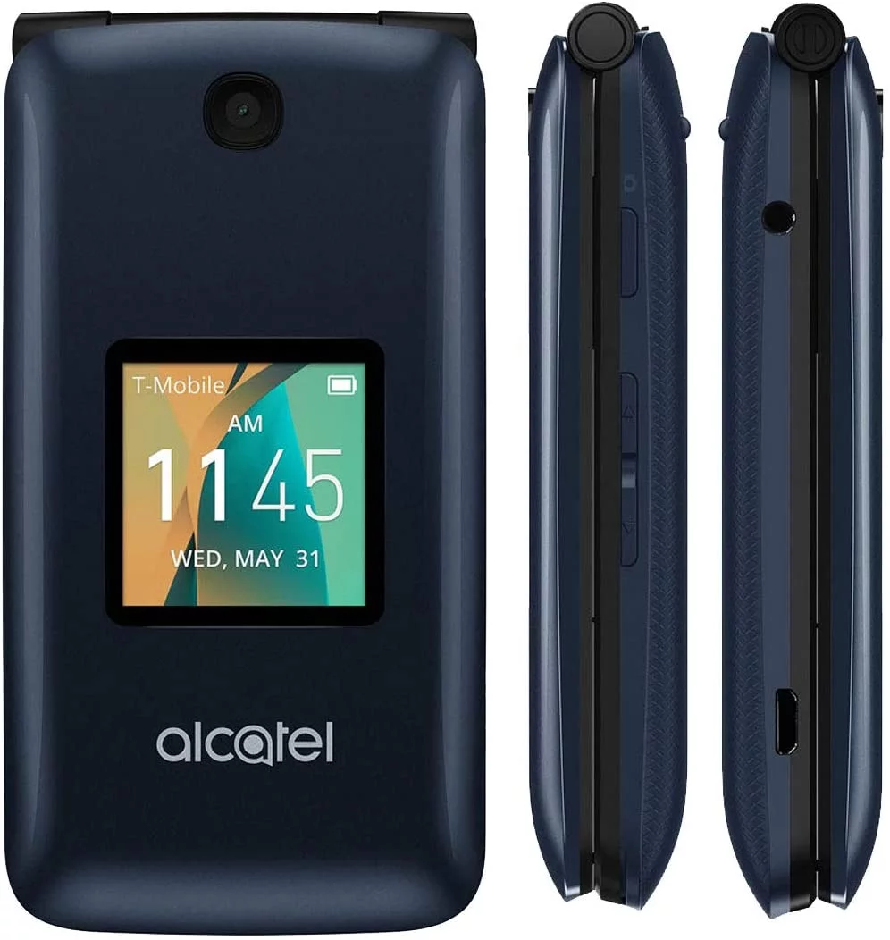Alcatel Go Flip 4044W - 4GB - Blue - 4GLTE - T-Mobile GSM Unlocked
