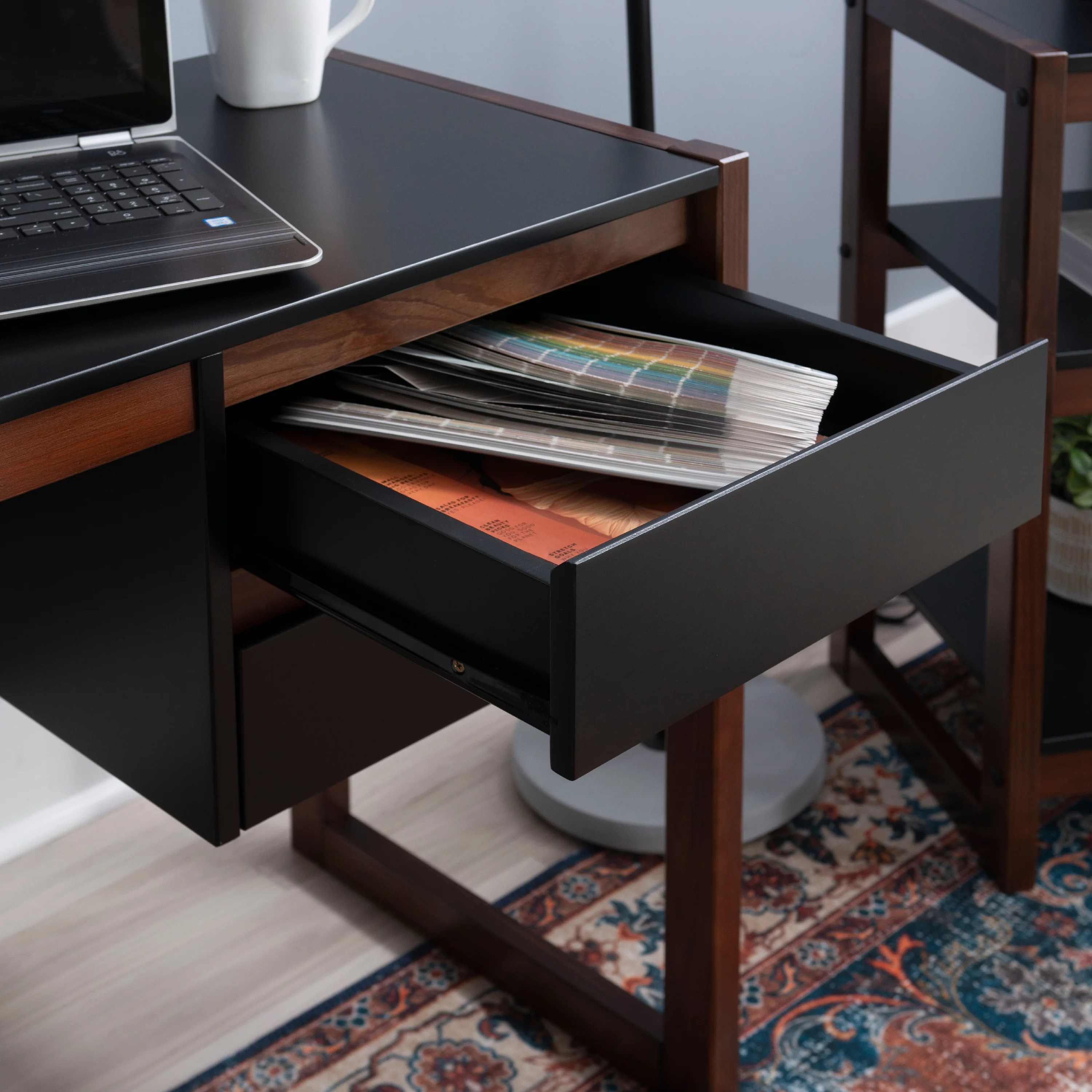 Linon Patrick 2-Drawer Writing Desk, 43.25