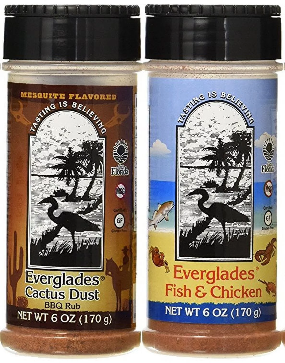 Everglades Seasoning Cactus Dust + Fish & Chicken BBQ Spices