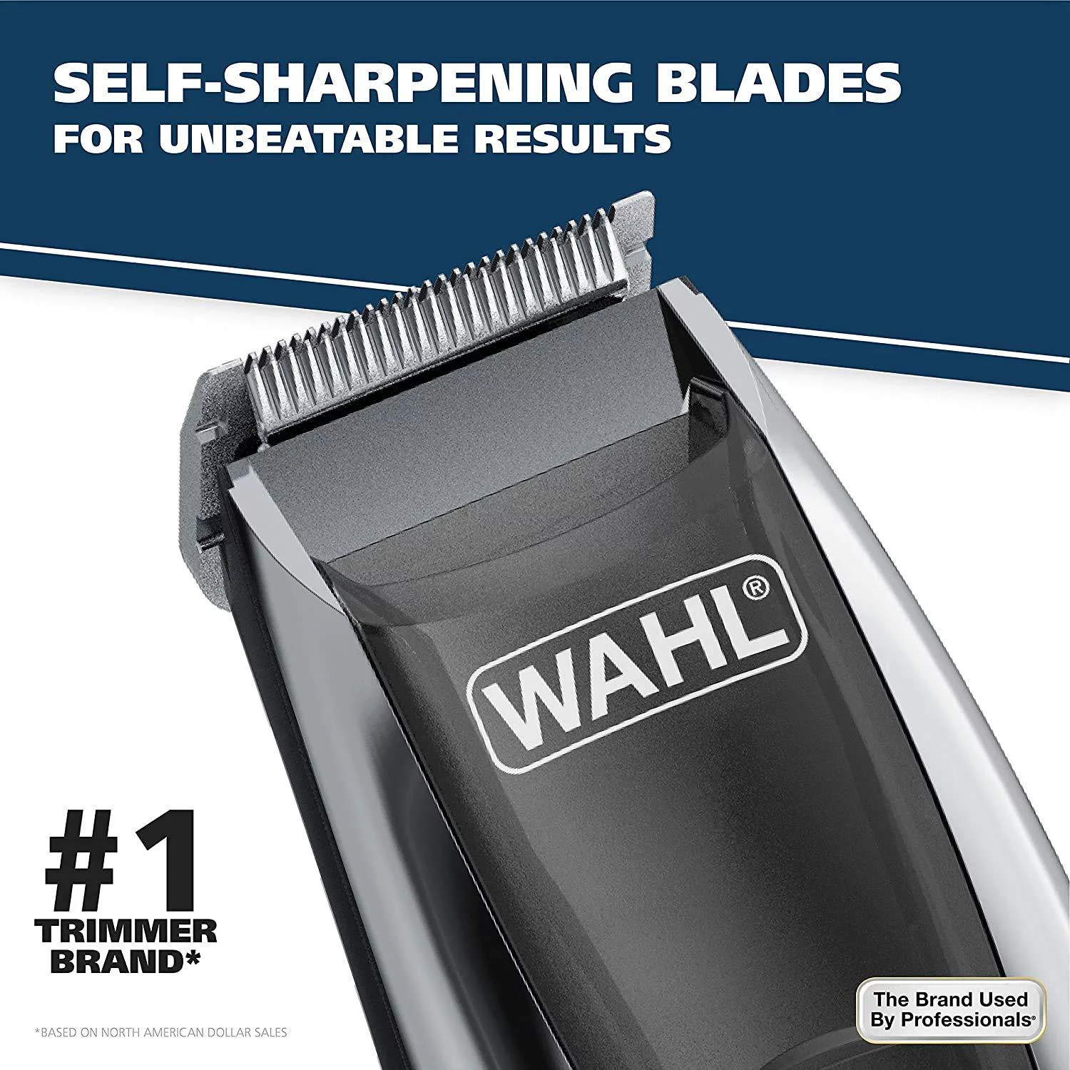 Wahl Model 9870-100 Vacuum Trimmer Kit with Powerful Suction for Beards, Facial Hair, Stubble, Nose & Ear Hair Clipping – Lithium Ion Powered Electric Shaver With 22 Individual Cutting Lengths