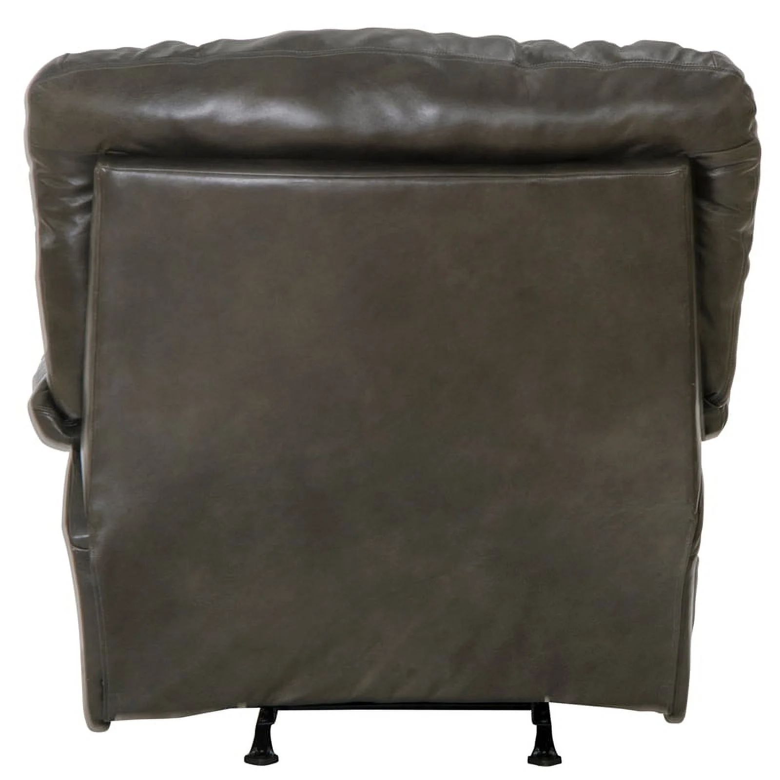 Chaise Rocker Recliner in Steel Finish