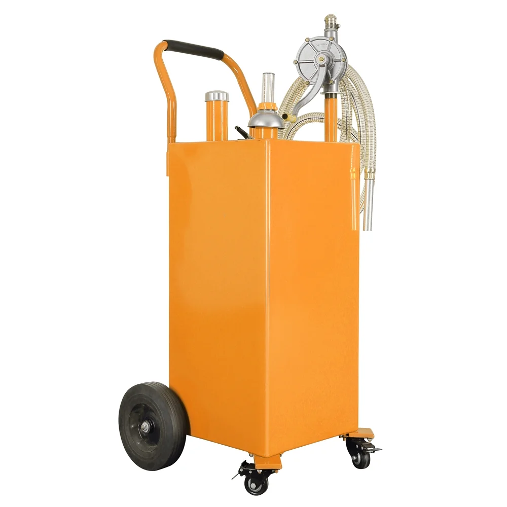 Winado 35 Gallon Fuel Transfer Tank, Portable Gas Caddy Fuel Storage Tank, for ATVs Cars Mower