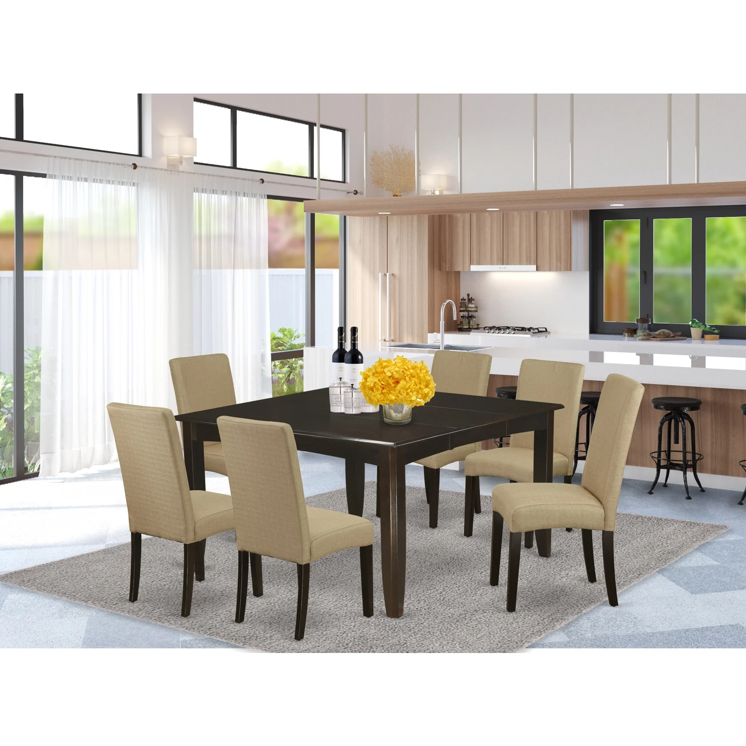 HomeStock Vintage Variety 7Pc Square 36/54