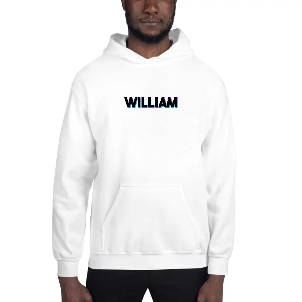 Undefined Gifts L Tri Color William Hoodie Pullover Sweatshirt