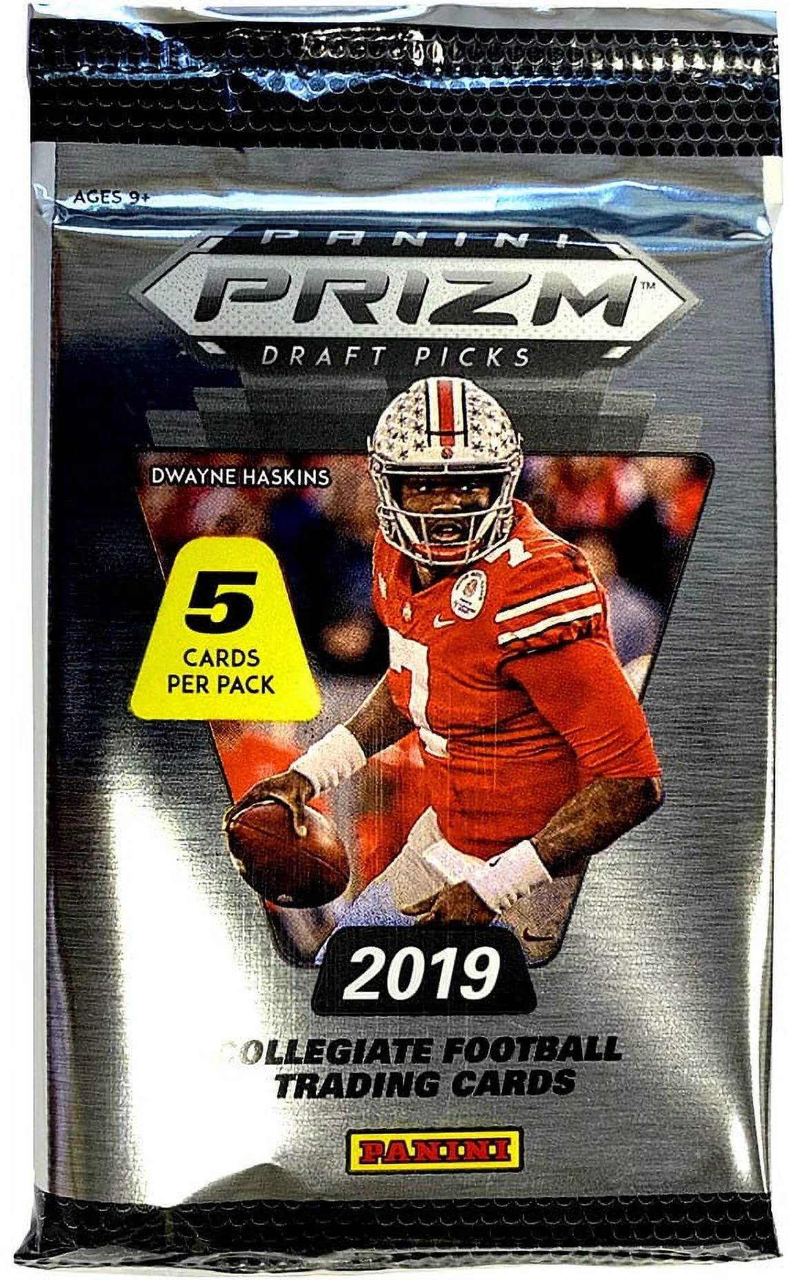 Panini Collegiate 2019 Prizm Draft Picks Football Trading Card Pack