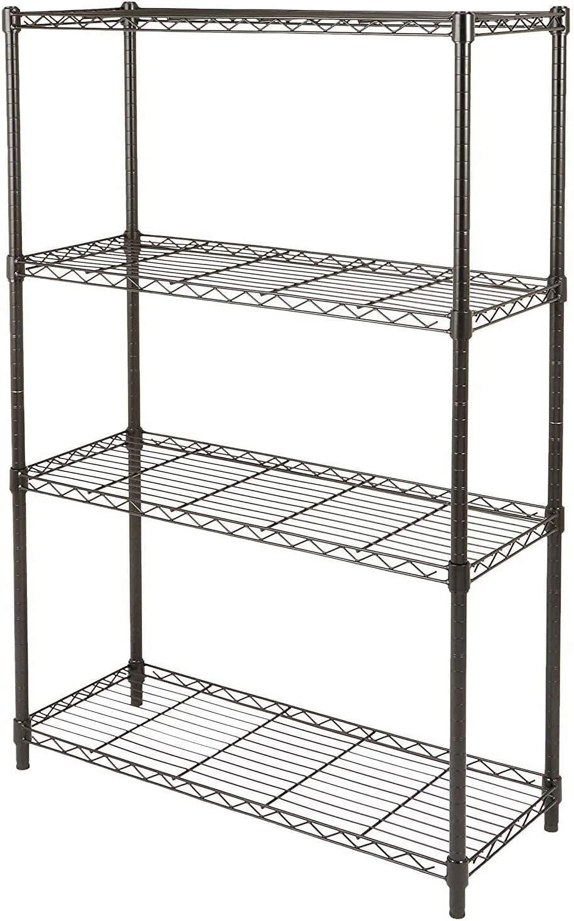 LISUEYNE 4-Tier Wire Shelving Unit, 35.4