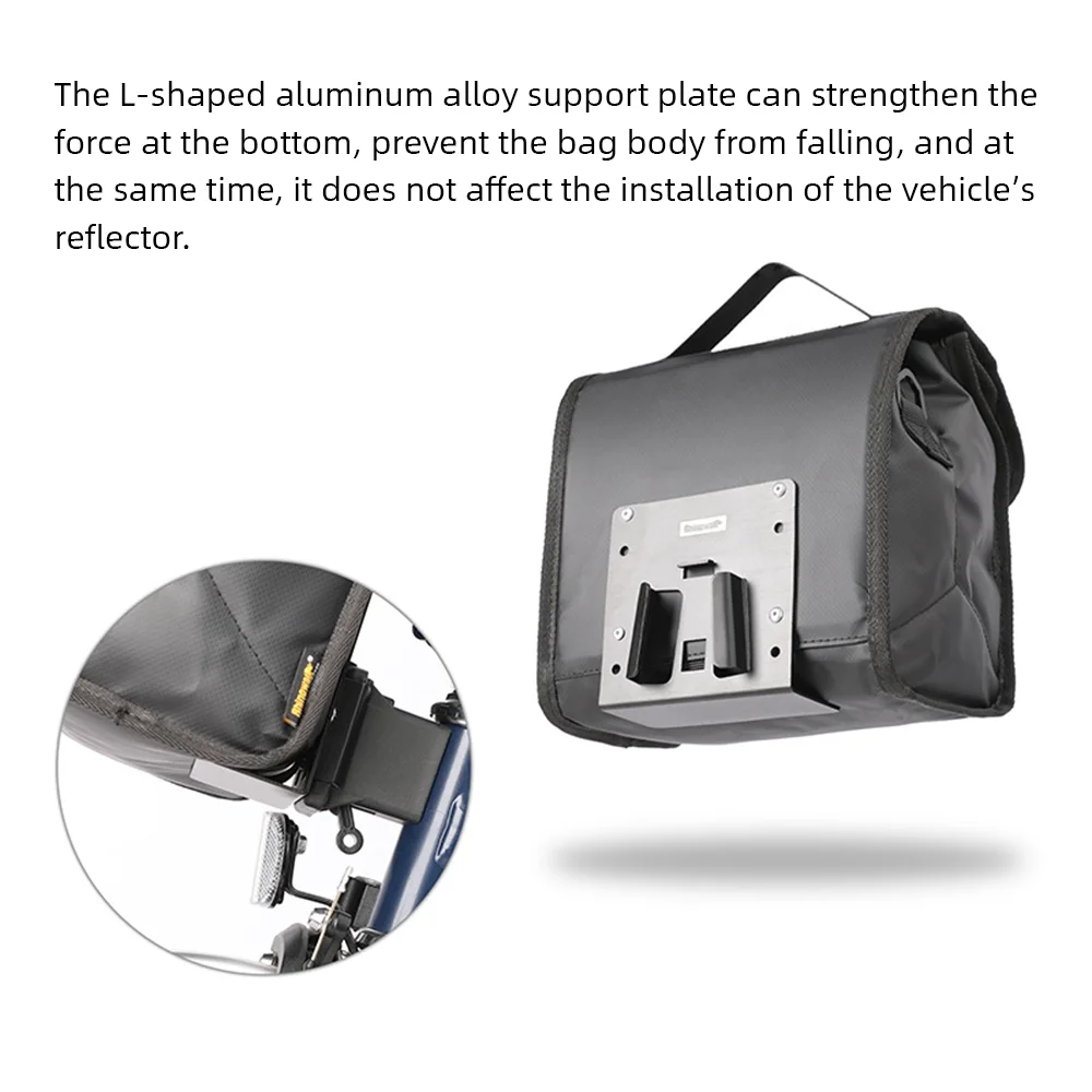 Rhinowalk Bike Basket Bag with Rain Cover Keep Your Belongings Safe and