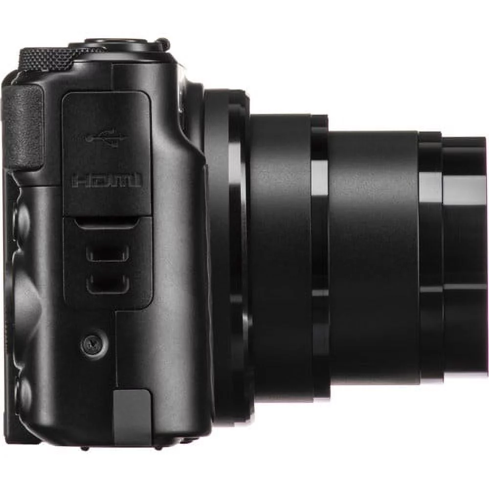 Canon PowerShot SX740 HS 20.3MP 40x Optical Zoom Digital Camera with 4K Video - Black+Buzz-Photo Kit