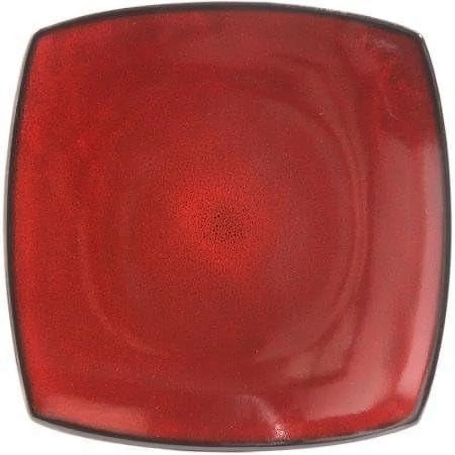 And  16-Piece Dinnerware Set, Tuscan Red