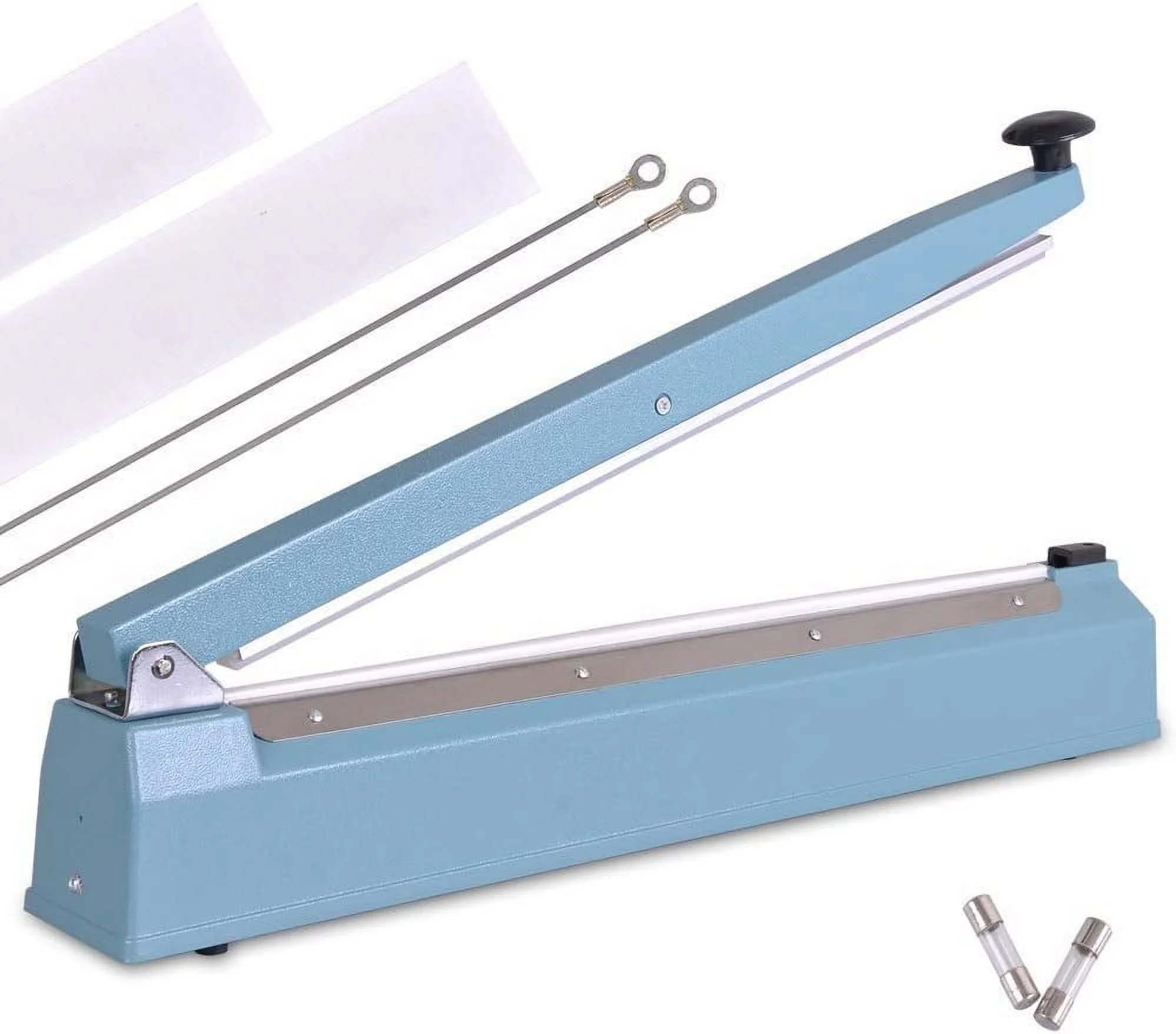 Hand Impulse Sealer Heat Seal Machine Sealing With Grip And Teflon 20
