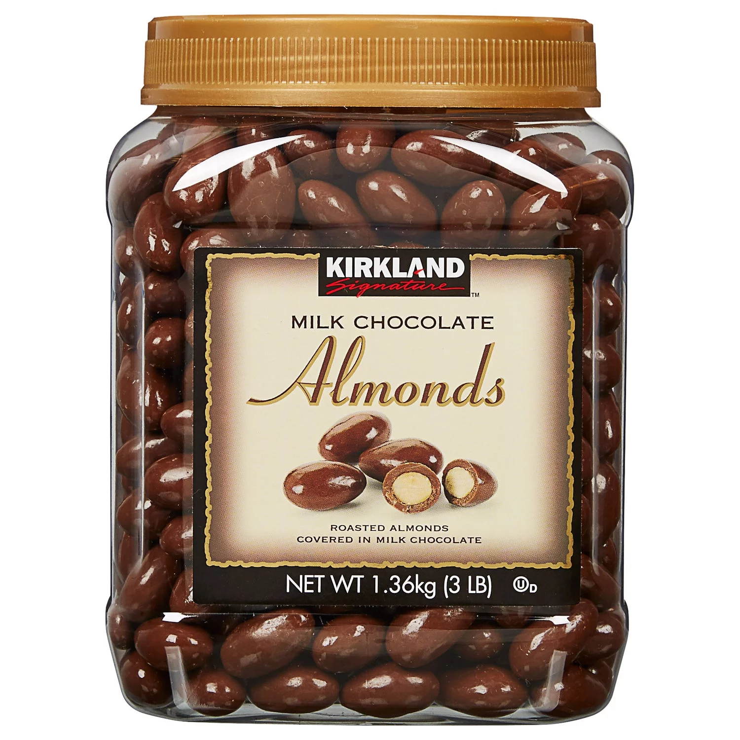 2 Pack | Kirkland Signature Milk Chocolate Covered Almonds, 48 oz