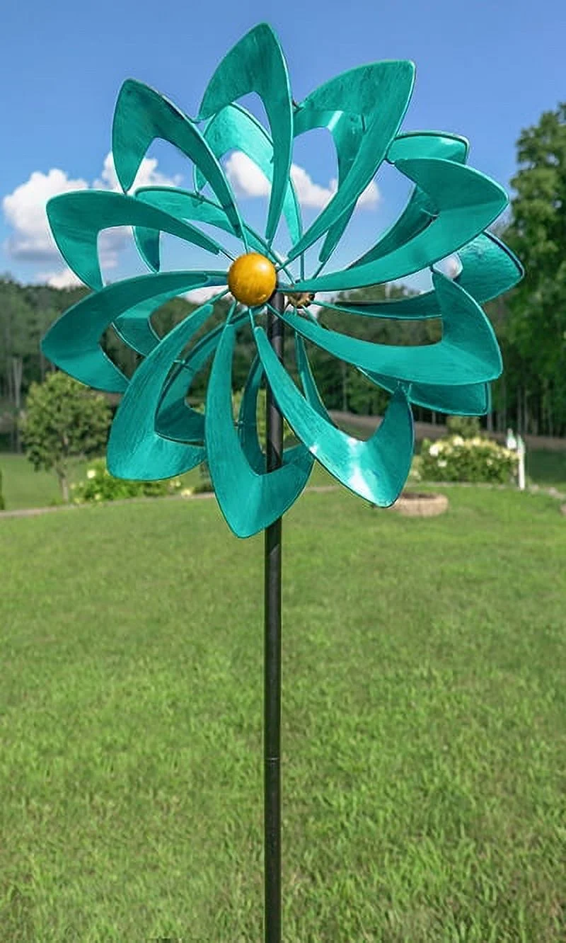 Marshall Kinetic Festival Wind Spinner, Turquoise, 94
