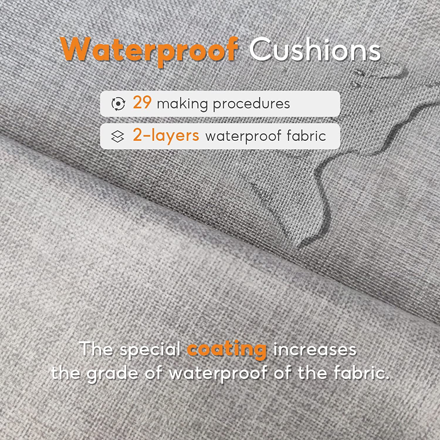 Aluminum Patio  Set  Modern Outdoor Patio Conversation Sets with Water-Proof Cushions  Outdoor Metal Sofa Set with Coffee Table for Balcony  Garden  Backyard  Dark Grey