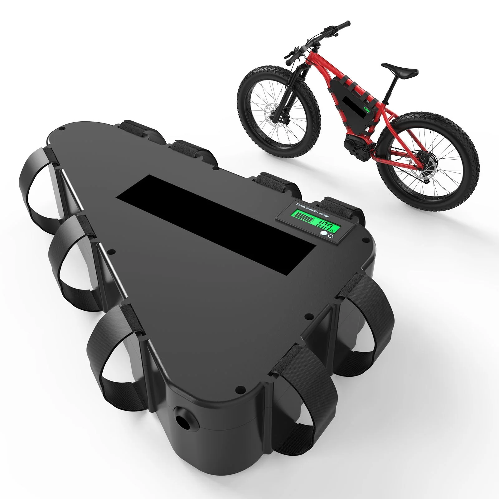 BVSLTUK 48V Ebike Battery 28.8AH Lg4800Mah Cell Bike Battery Pack for 200W-1500W Bafang Aw Ancheer Voilamart and Other Motors Electric Bicycle Battery.