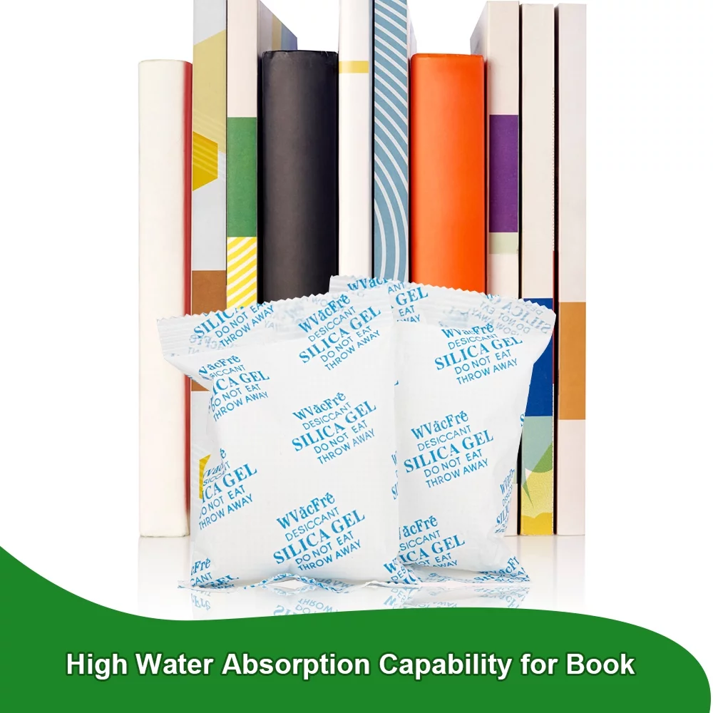 WVacFre 2Gram(500Packets) Food Grade Silica Gel Packs ,Desiccants Moisture Absorbers Packets for Storage