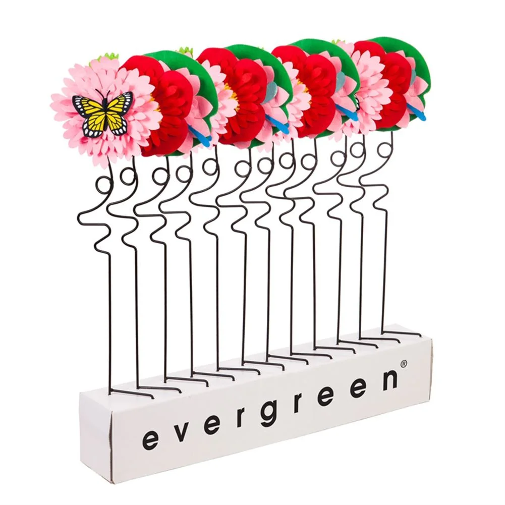Evergreen Fabric Stakes  - Flowers and Friends (3/PK)