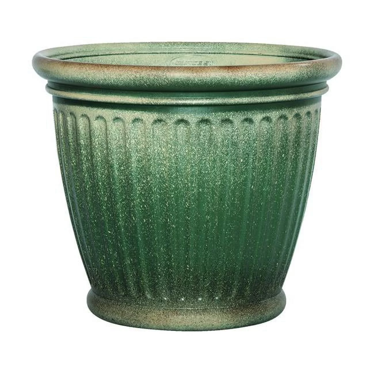 Suncast 7507262 16 x 18 in. Resin Planter, Green