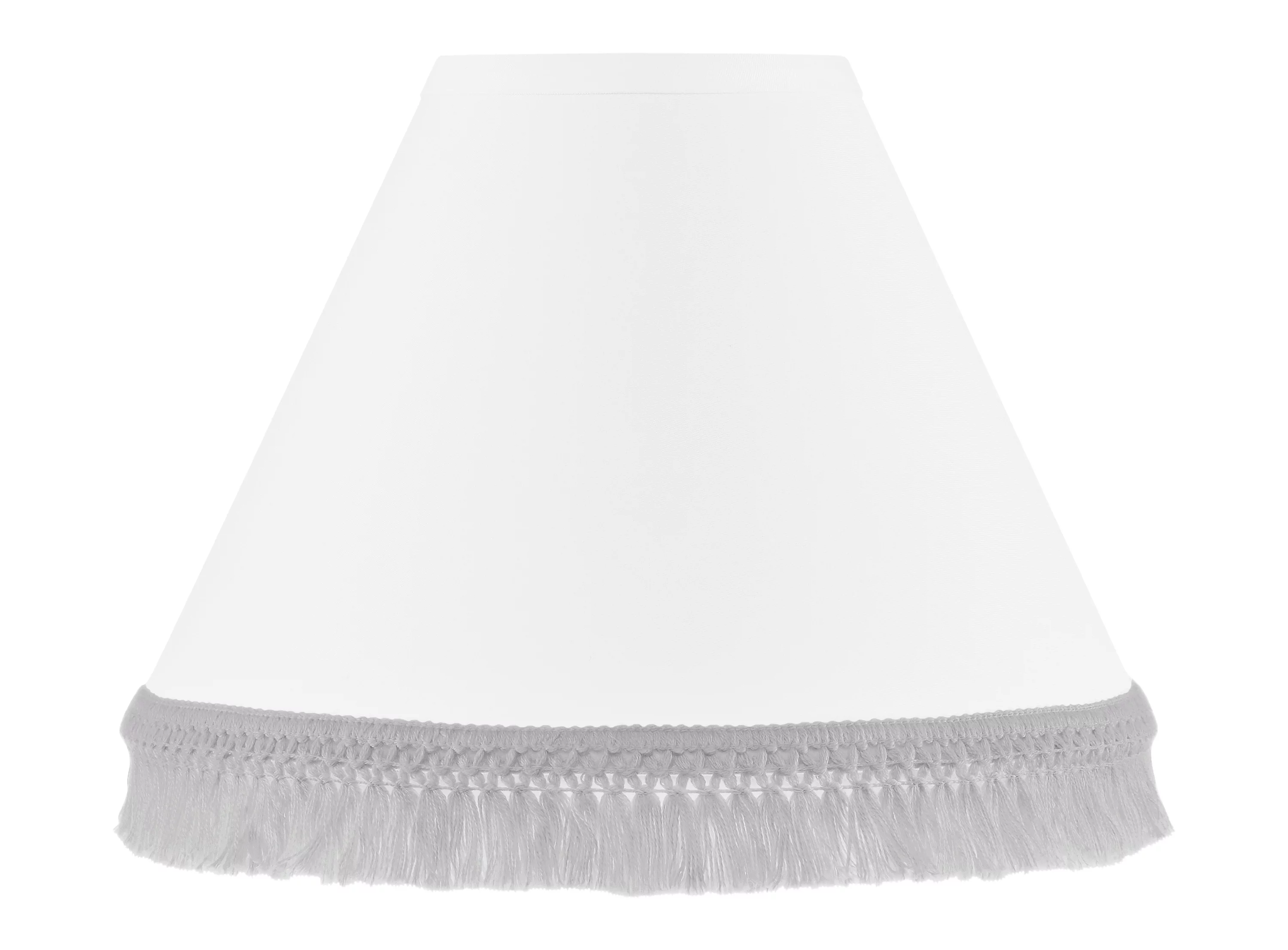 Boho Fringe White and Grey 10
