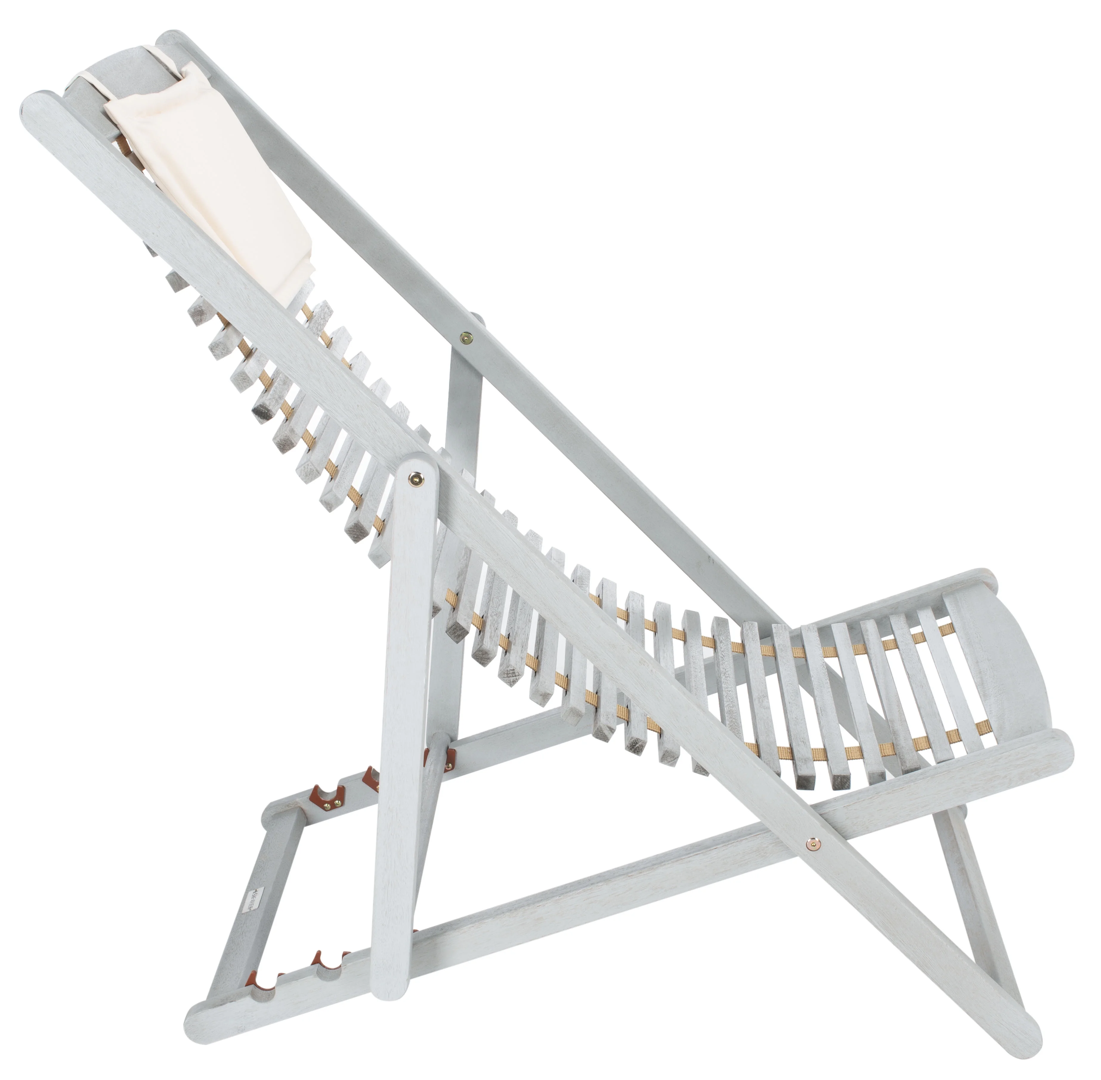 SAFAVIEH Rendi Relax Chair With Pillow, Grey/Beige, Set of 2